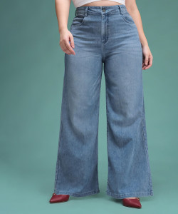 Miss Chase Wide Leg Women Light Blue