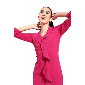 Miss Chase Womens Black Embellished Fit