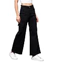 Miss Chase Women39s Black Wide Leg High