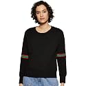 Miss Chase Women39s Black Boxy Sweatshirt