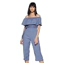 Miss Chase Women39s Blue Off-Shoulder Ruffled Midi