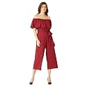 Miss Chase Women39s Blue Off-Shoulder Ruffled Midi