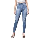 Miss Chase Women39s Blue Skinny High Rise