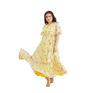 Miss Chase A Womens Bohemian V-Neck Flutter