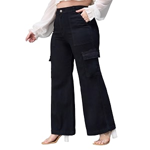 miss chase a women39s bootcut high rise regular stretchable denim jeans