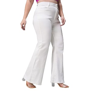 miss chase a women39s bootcut high rise regular stretchable denim jeans