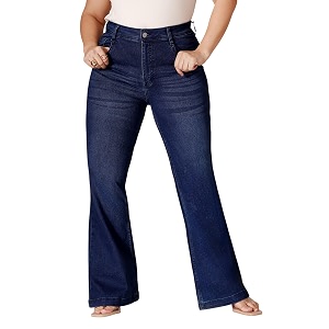 miss chase a women39s bootcut high rise regular stretchable denim jeans