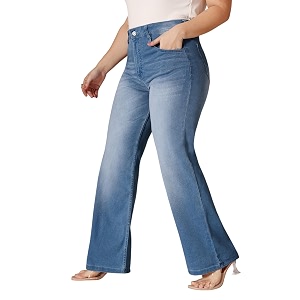 miss chase a women39s bootcut high rise regular stretchable denim jeans