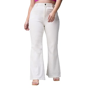 miss chase a women39s bootcut high rise regular stretchable denim jeans