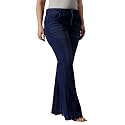 Miss Chase A+ Women's Bootcut High Rise Regular-Length Stretchable Denim Shaping Jeans