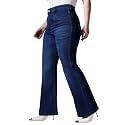 Miss Chase A+ Women's Bootcut High Rise Regular-Length Stretchable Denim Shaping Jeans