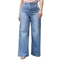 Miss Chase A+ Women's Bootcut High Rise Regular Length Stretchable Denim Jeans