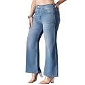 Miss Chase A+ Women's Bootcut High Rise Regular Length Stretchable Denim Jeans
