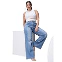 Miss Chase A+ Women's Bootcut High Rise Regular Length Stretchable Denim Jeans
