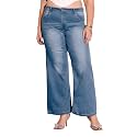 Miss Chase A+ Women's Bootcut High Rise Regular Length Stretchable Denim Jeans