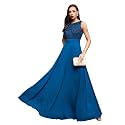 Miss Chase Women's Brick Red &amp; Dusty Green Boat Neck Sleeveless Self Design Lace Overlaid Regular Dress