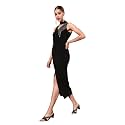 Miss Chase Women39s Choker Neck Sleeveless Embellished