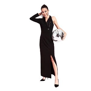 Miss Chase Womens Comfortable Round Neck Sleeveless