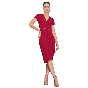 Miss Chase Womens Comfortable Round Neck Sleeveless