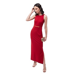 Miss Chase Womens Comfortable Round Neck Sleeveless