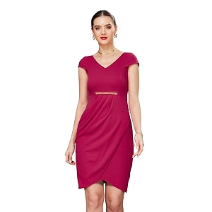 Miss Chase Womens Comfortable Round Neck Sleeveless