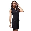 Miss Chase Women39s Comfortable Round Neck Sleeveless