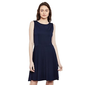 Miss Chase Womens Cotton Skater Dress