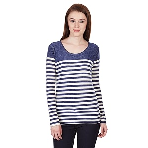 Miss Chase Womens Cotton Basic Slim Fit