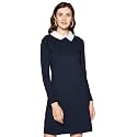 Miss Chase Women39s Cotton Collared Shift Dress