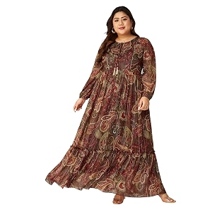 Miss Chase A Womens Floral Wrap Chiffon
