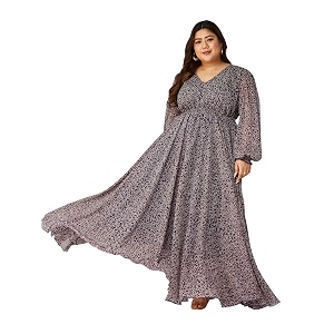 Miss Chase A Womens Floral Wrap Chiffon