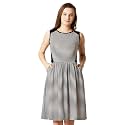 Miss Chase Women39s Grey and White Striped