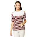 Miss Chase Women39s Navy Blue and White