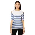 Miss Chase Women39s Navy Blue and White