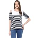 Miss Chase Women39s Navy Blue and White