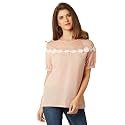 Miss Chase Women39s Light Pink Sheer Lace