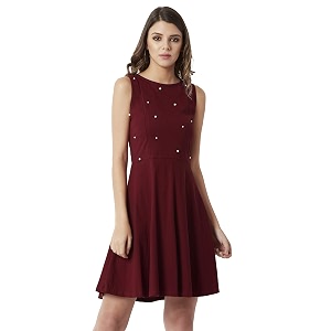 Miss Chase Womens A-Line Mini Dress