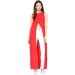 Miss Chase Womens Loose Fit Layered Top