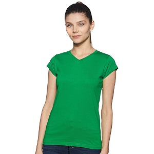 Miss Chase Womens Maroon Super Soft V-Neck