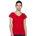 Miss Chase Women39s Maroon Super Soft V-Neck