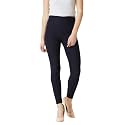 Miss Chase Women39s Maroon Solid Skinny High