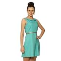 Miss Chase Women39s Mint Blue Collared Skater
