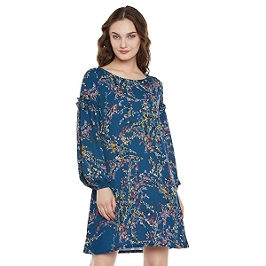 Miss Chase Womens Multicolored Floral Print Mini