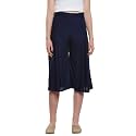 Miss Chase Women39s Navy Blue Solid Knee