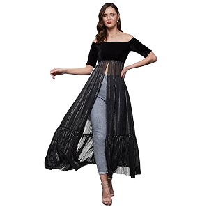 Miss Chase Womens Off Shoulder Half Sleeves