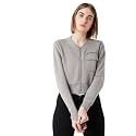 Miss Chase Women39s Off White V-Neck Full
