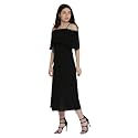 Miss Chase Women39s Pink Off Shoulder Midi