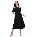 Miss Chase Women39s Pink Off Shoulder Midi