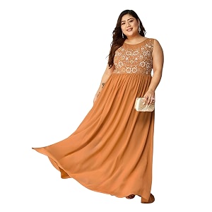 Miss Chase A Womens Polyester Gathered Maxi