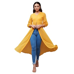 Miss Chase Womens Polyester Relaxed Fit Blouse